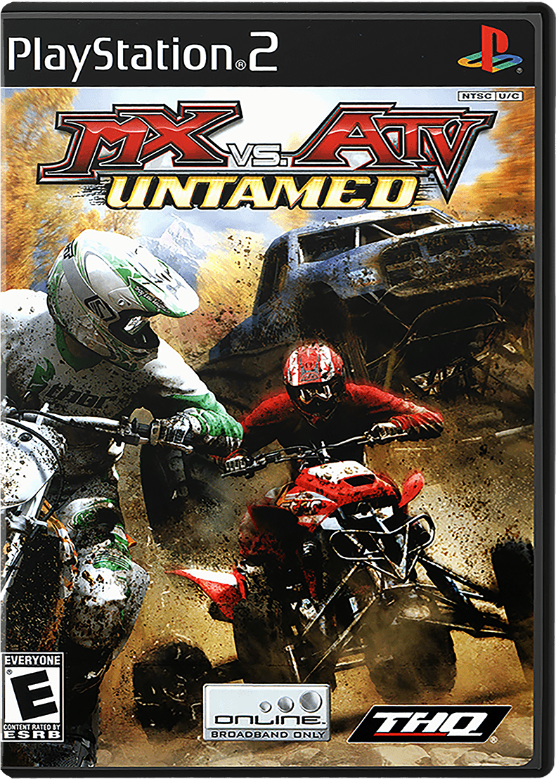 MX vs ATV Untamed box art for Playstation 2